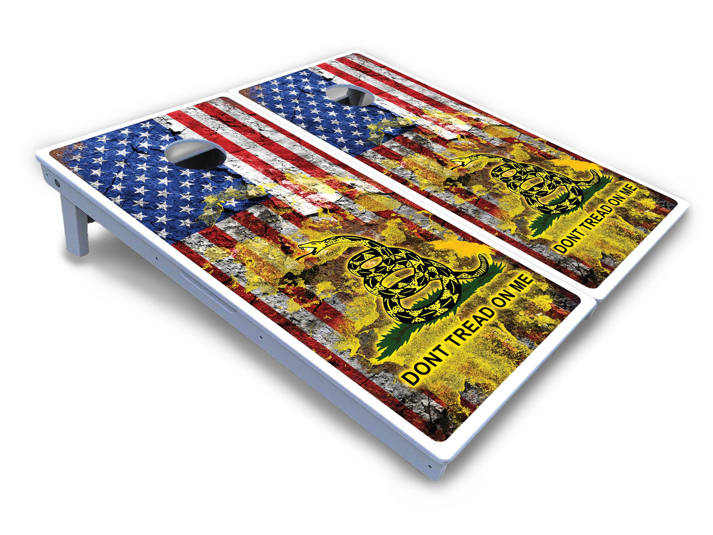 DTOM Flag 1 Cornhole Boards - All Weather Series