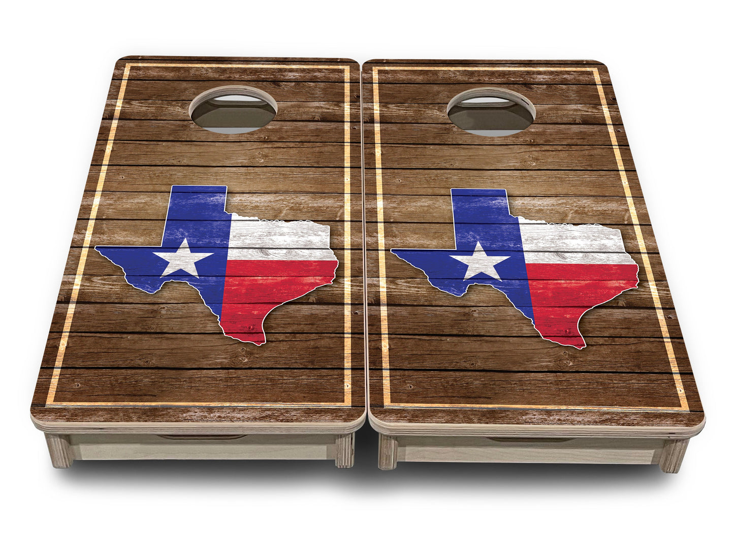 Texas Wood Panel - Mini or Vacation Size Cornhole Boards