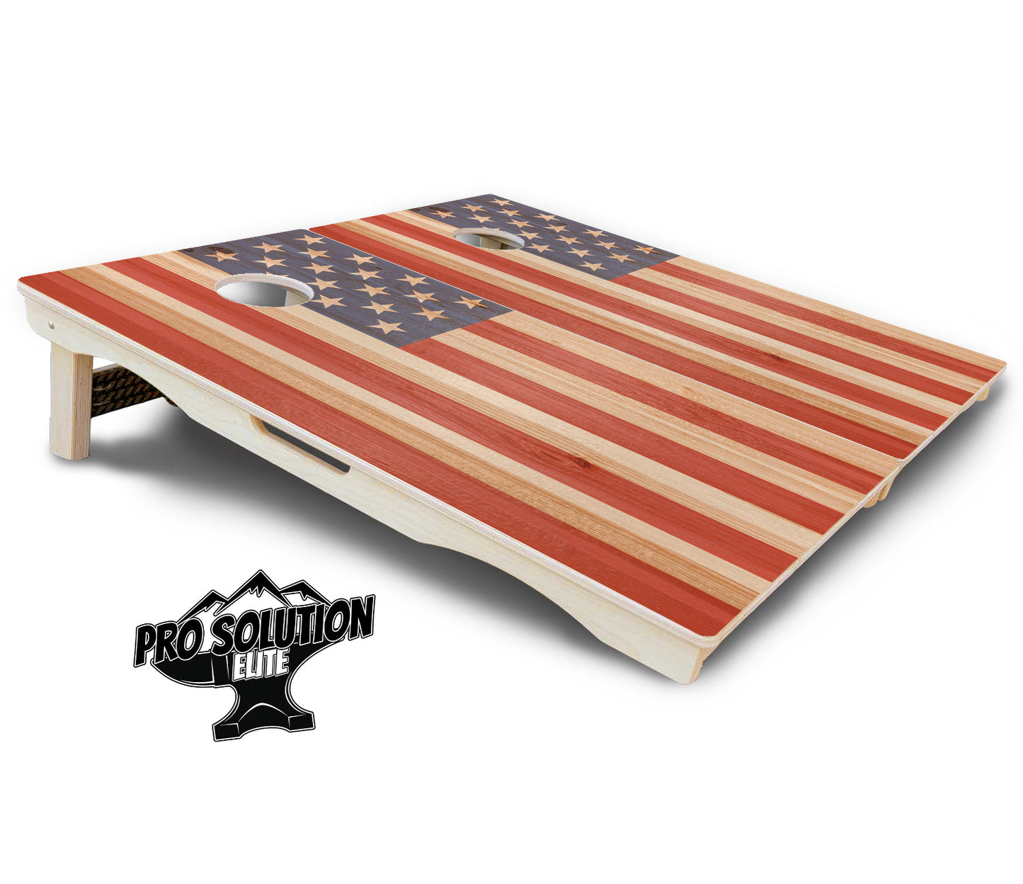 Faded Texas & American Flag Cornhole Boards - Pro Solution Elite Series