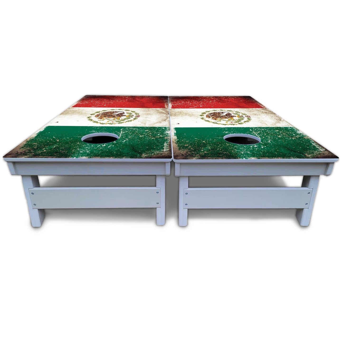 Mexico Flag Cornhole Boards - All Weather Series