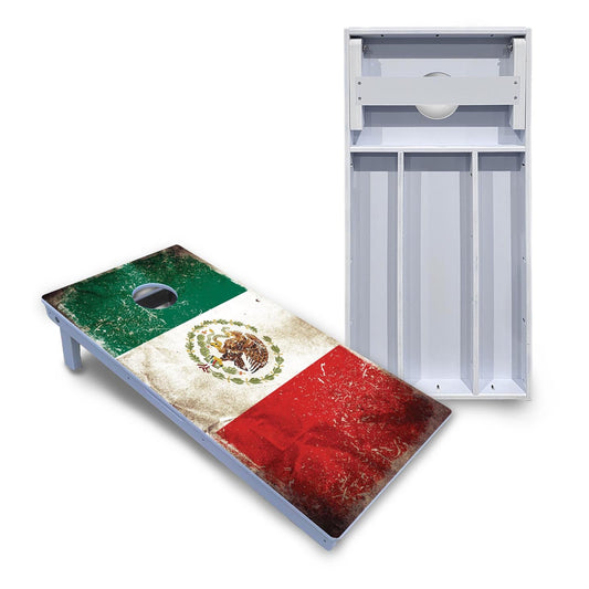 Mexico Flag Cornhole Boards - All Weather Series