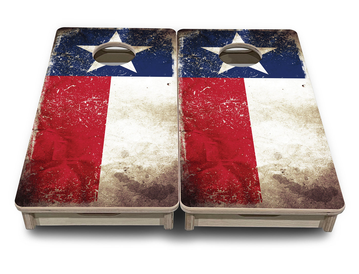 Texas Distressed Flag - Mini or Vacation Size Cornhole Boards