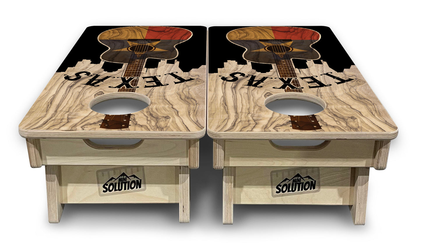 Mini Cornhole Boards - Texas Guitar