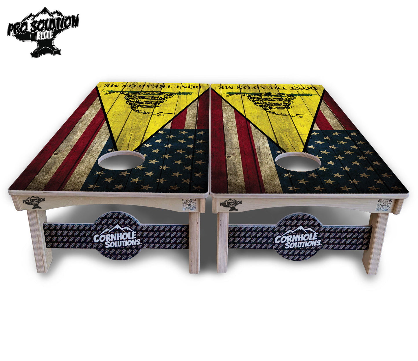 DTOM Rustic Triangle Cornhole Boards - Pro Solution Elite Series