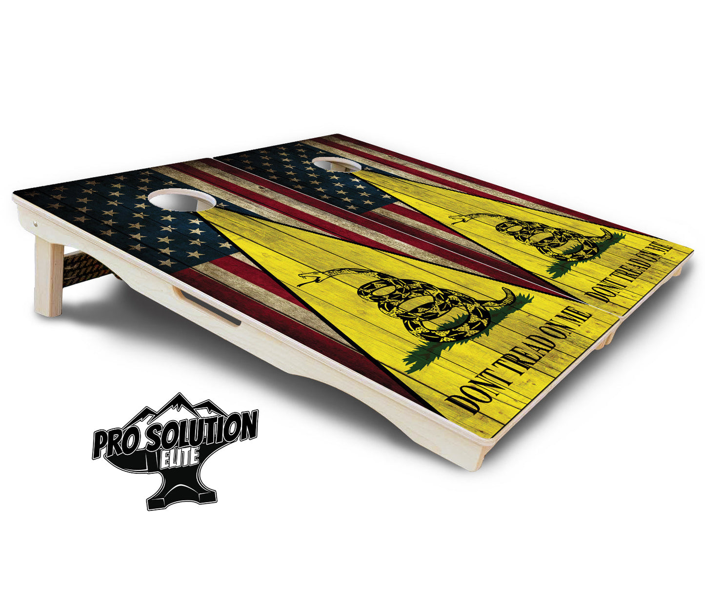 DTOM Rustic Triangle Cornhole Boards - Pro Solution Elite Series