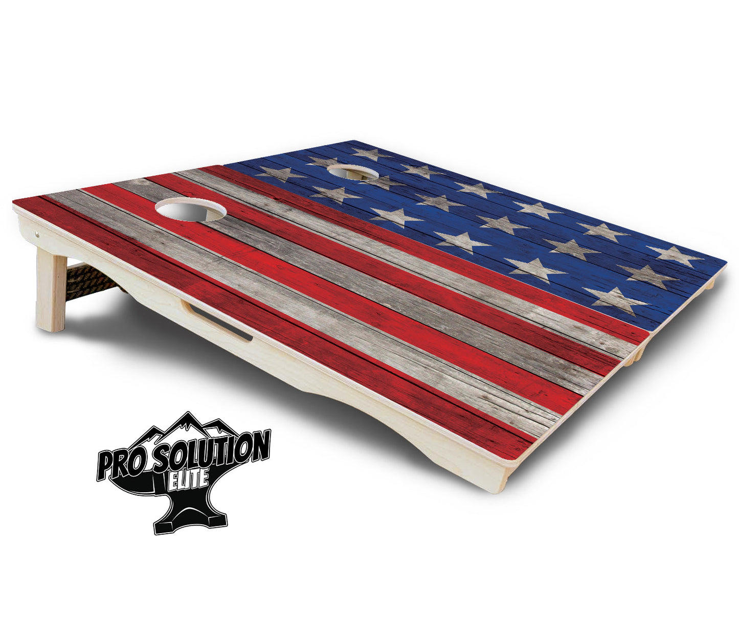 Large Stars & Stripes Cornhole Boards - Pro Solution Elite Series