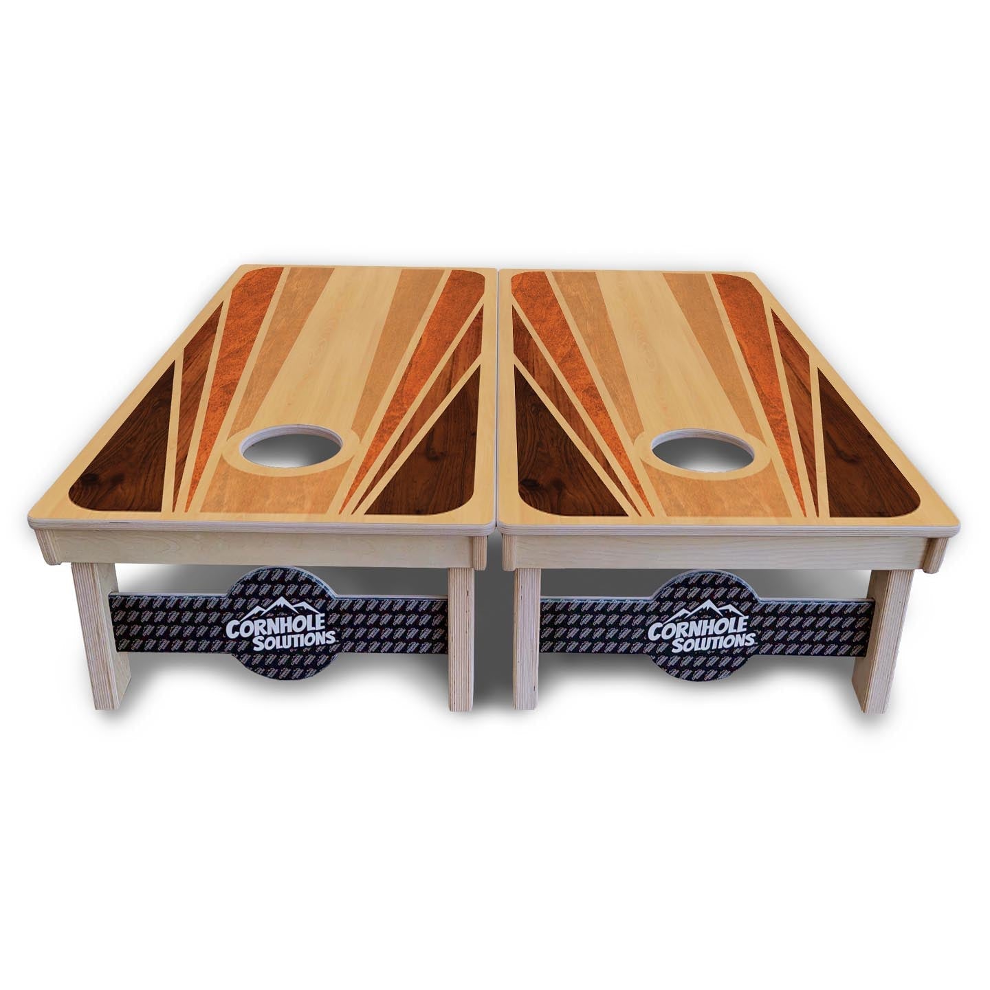 Retro Wood Cornhole Boards - Professional Tournament Series