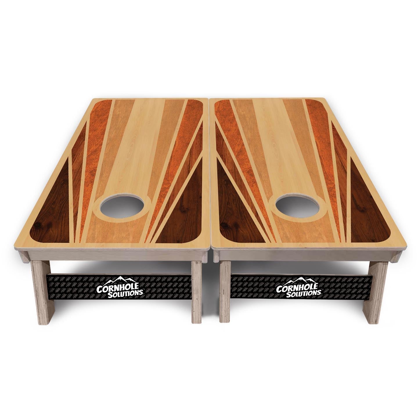 Retro Wood Cornhole Boards - Professional Tournament Series