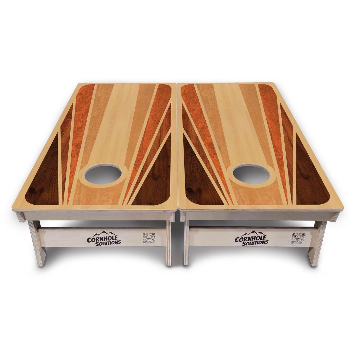 Retro Wood Cornhole Boards - Professional Tournament Series