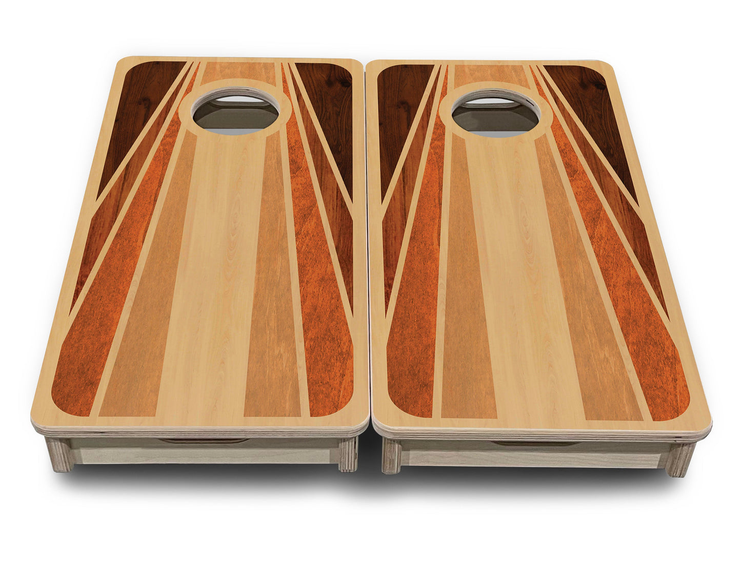 Retro Wood - Mini or Vacation Size Cornhole Boards