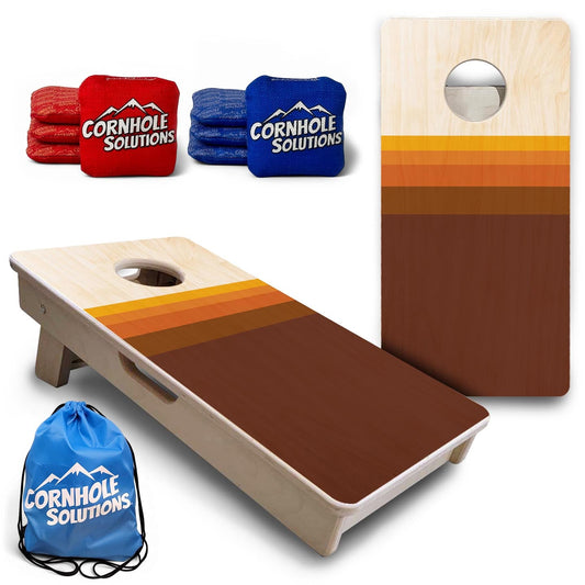 Retro Gradient - Mini or Vacation Size Cornhole Boards
