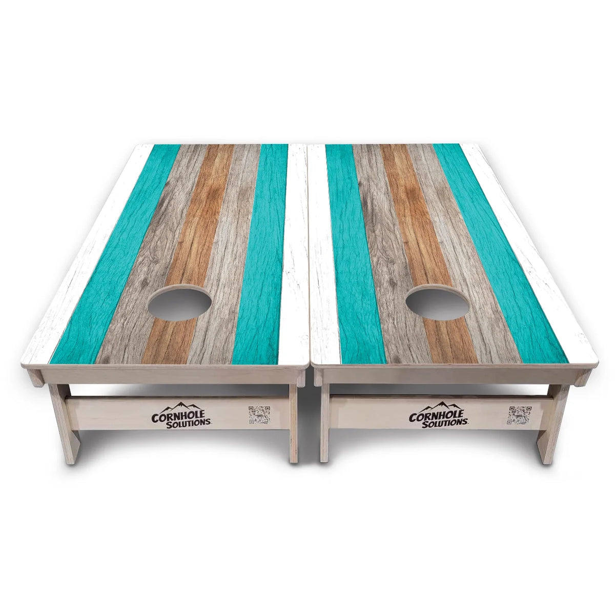 Beach Stripe Cornhole Boards – Tournament Series