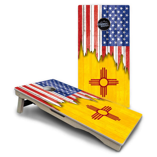 State Flag Cornhole Boards – NM to SC – Pro Lite or Pro Elite