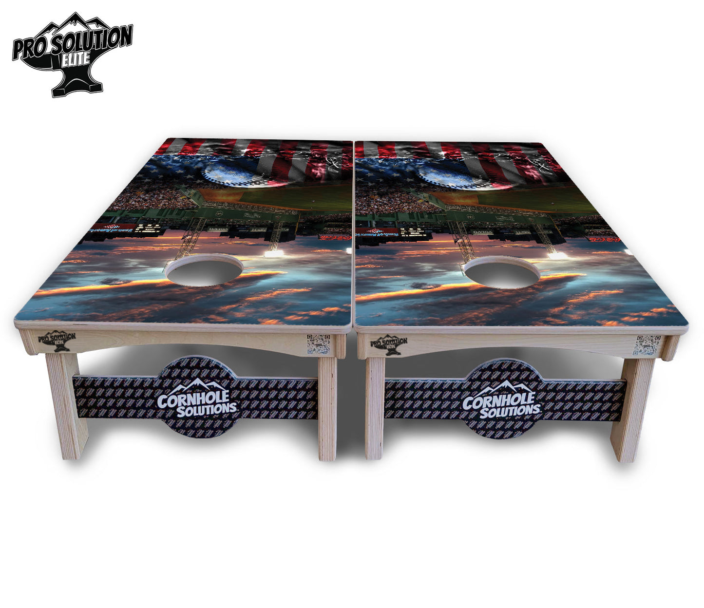 Baseball Field Cornhole Boards - Pro Solution Elite Series