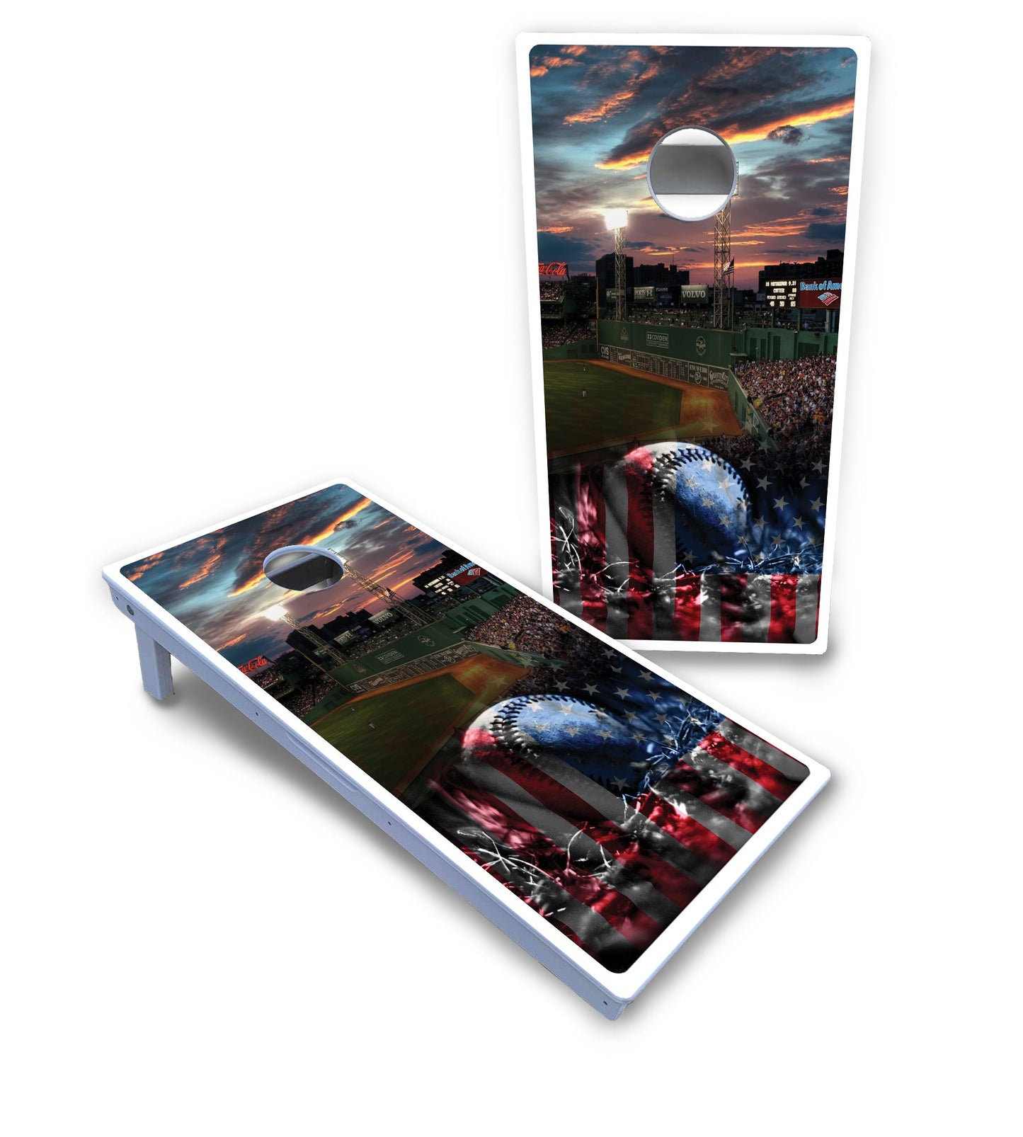 Baseball Field Cornhole Boards - All Weather Series
