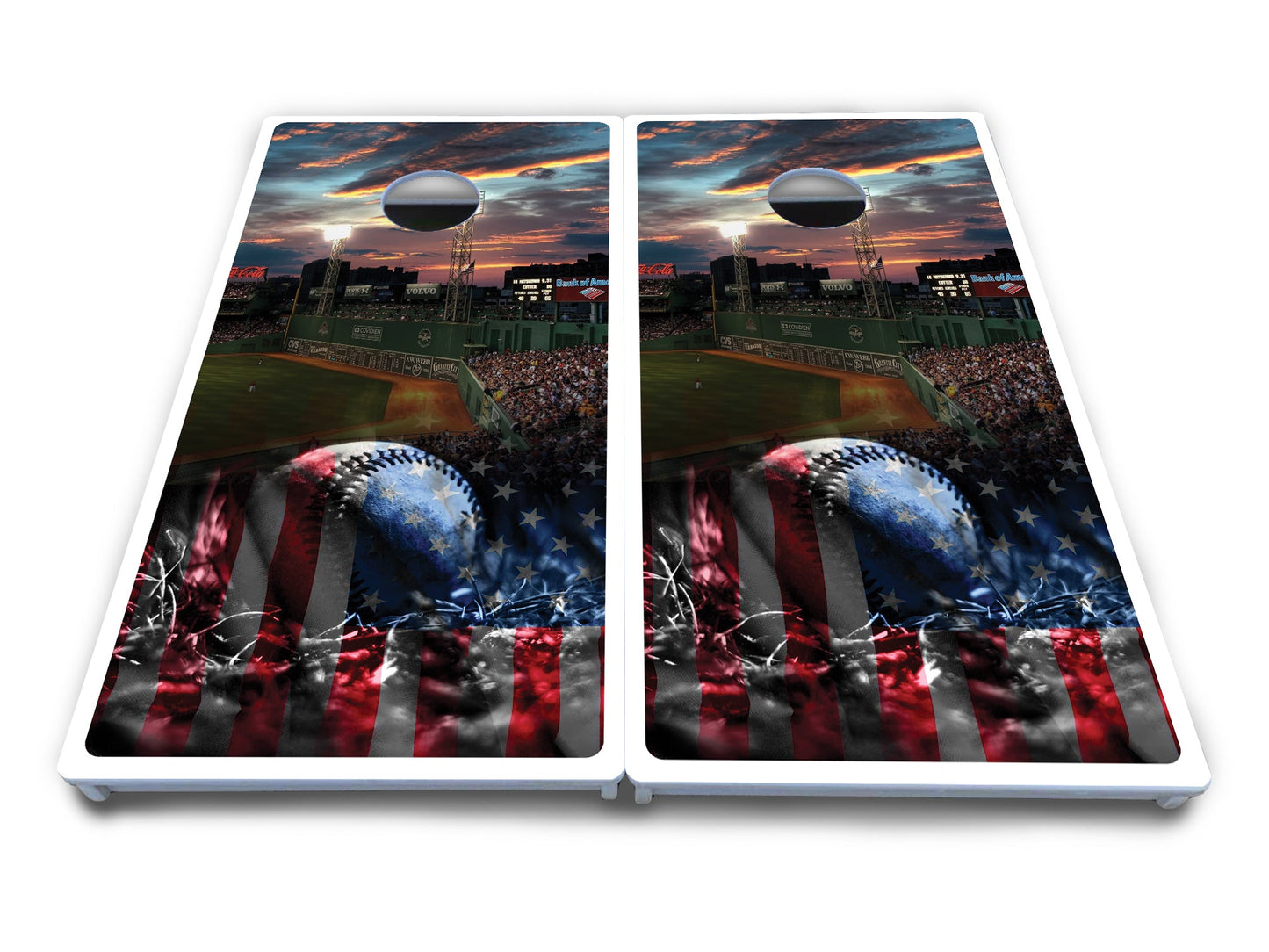 Baseball Field Cornhole Boards - All Weather Series