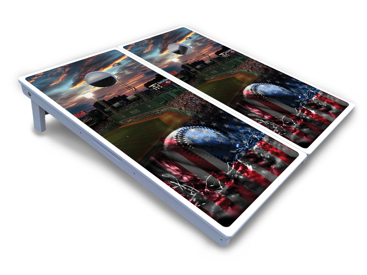 Baseball Field Cornhole Boards - All Weather Series