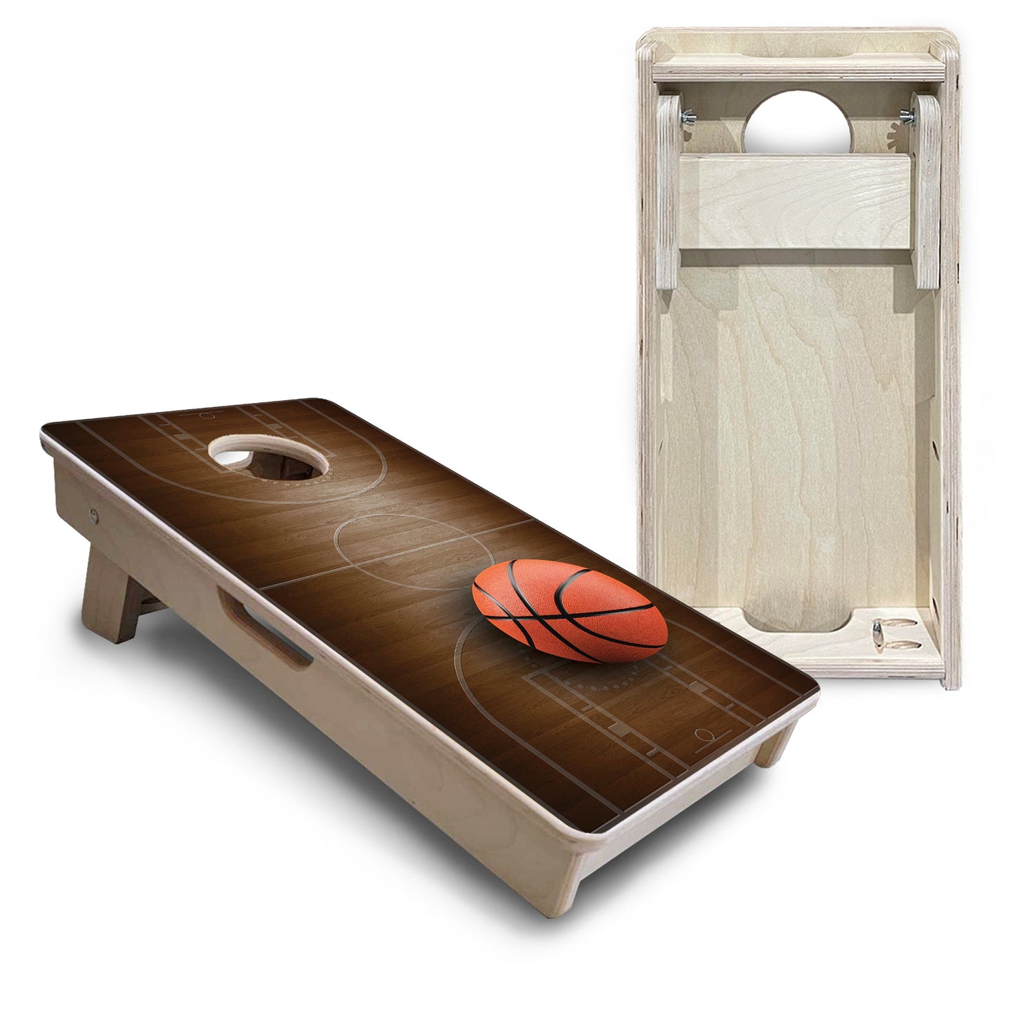 Mini Cornhole Boards - Basketball