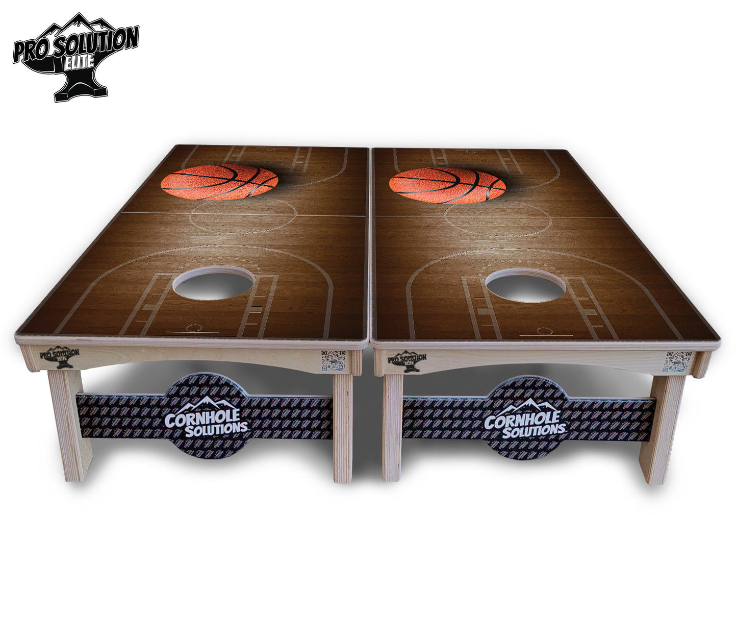 Basketball Cornhole Boards - Pro Solution Elite Series
