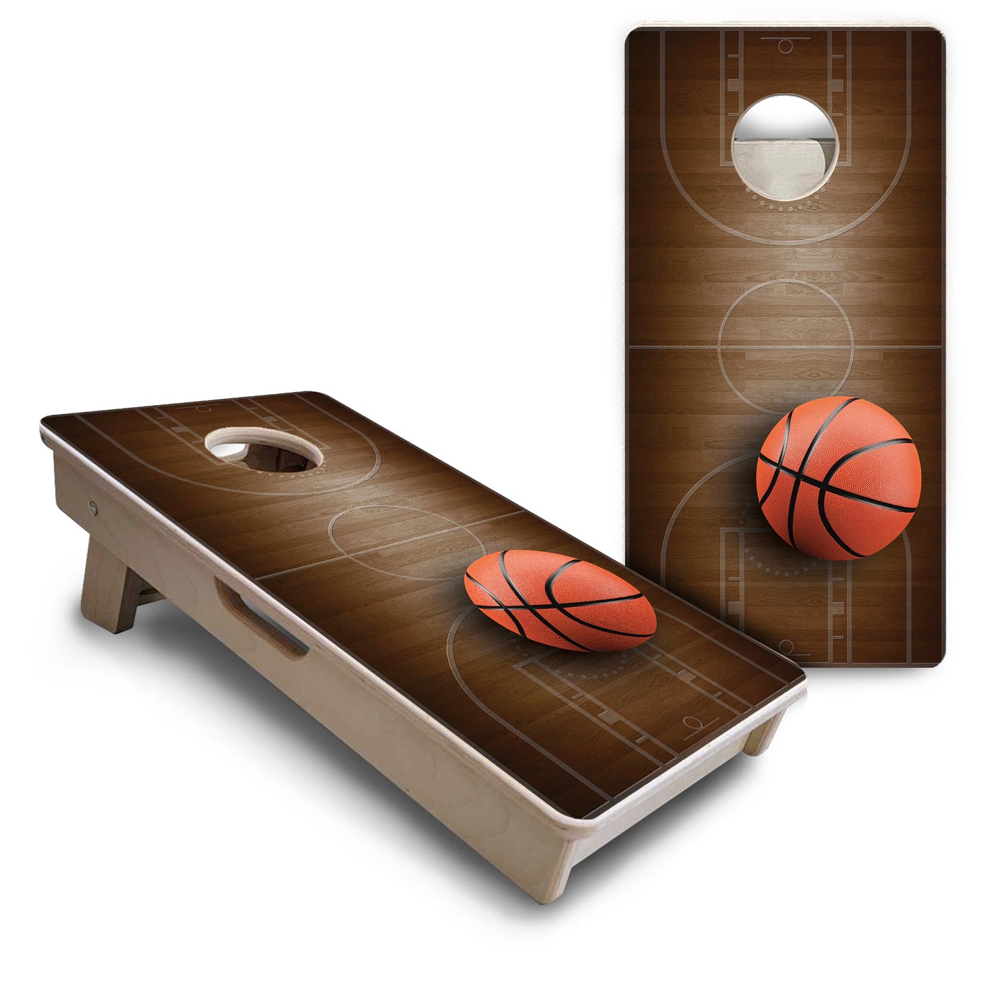 Mini Cornhole Boards - Basketball