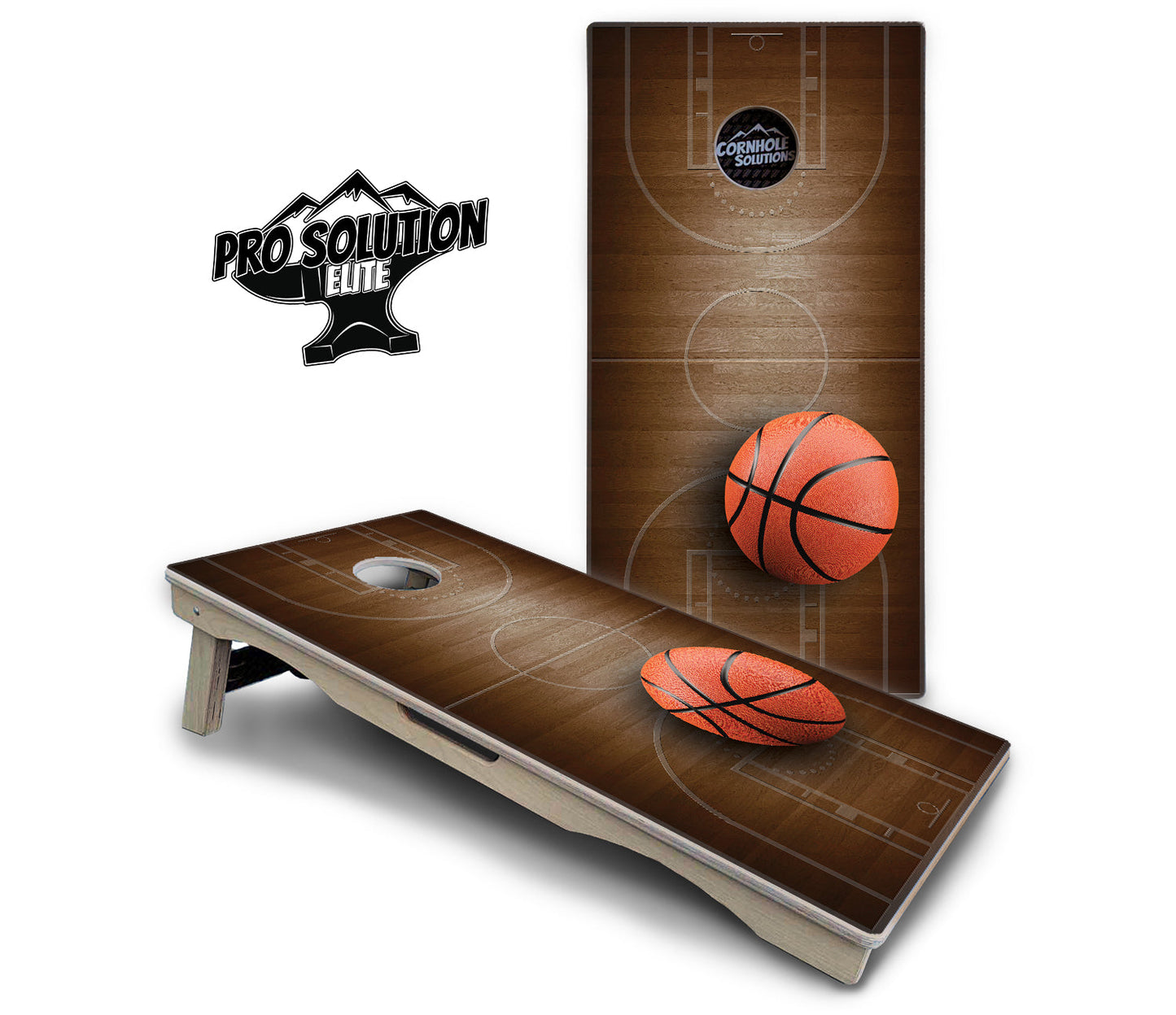 Basketball Cornhole Boards - Pro Solution Elite Series