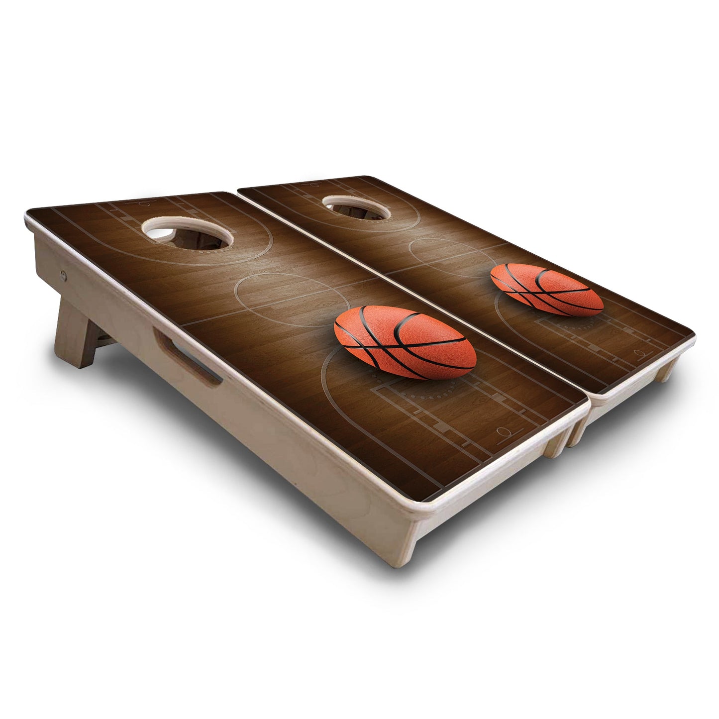 Mini Cornhole Boards - Basketball