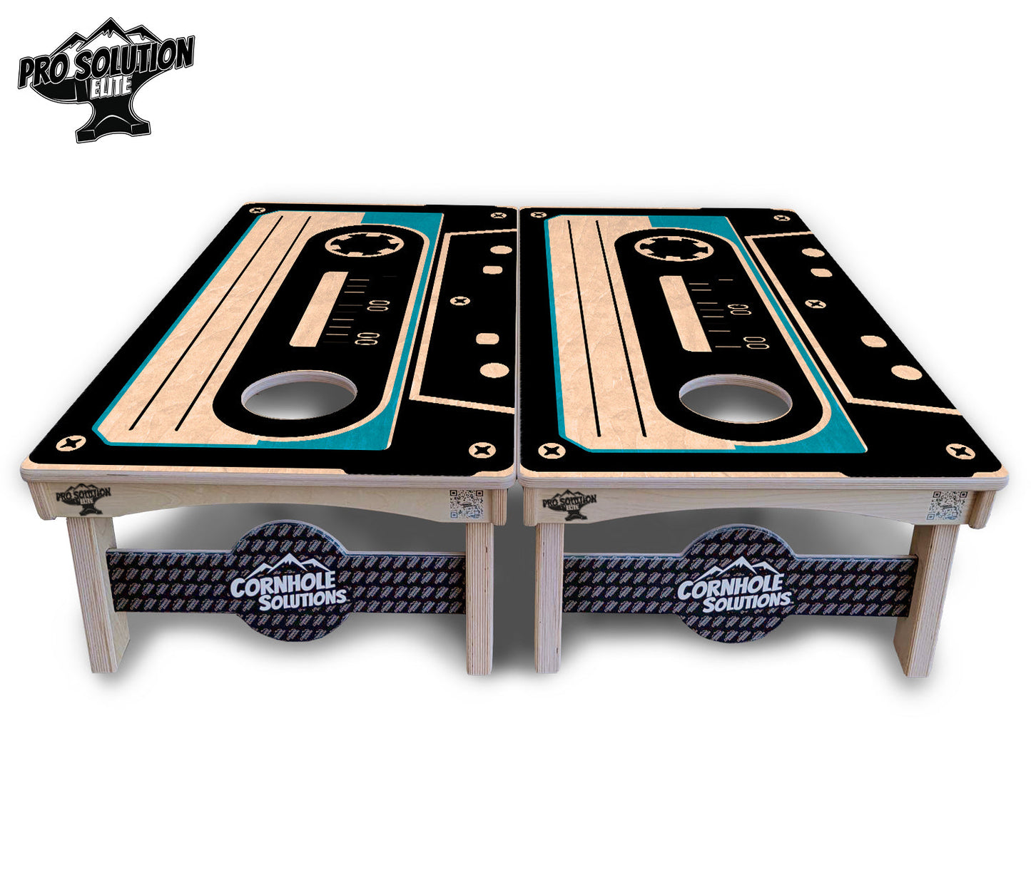 Cassette Tape Cornhole Boards - Pro Solution Elite Series