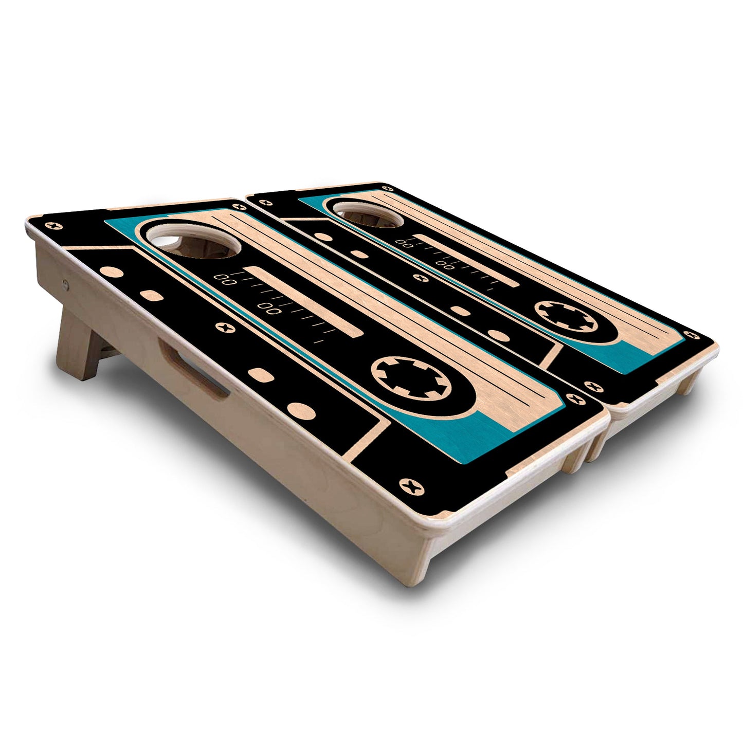 Cassette Tape - Mini or Vacation Size Cornhole Boards