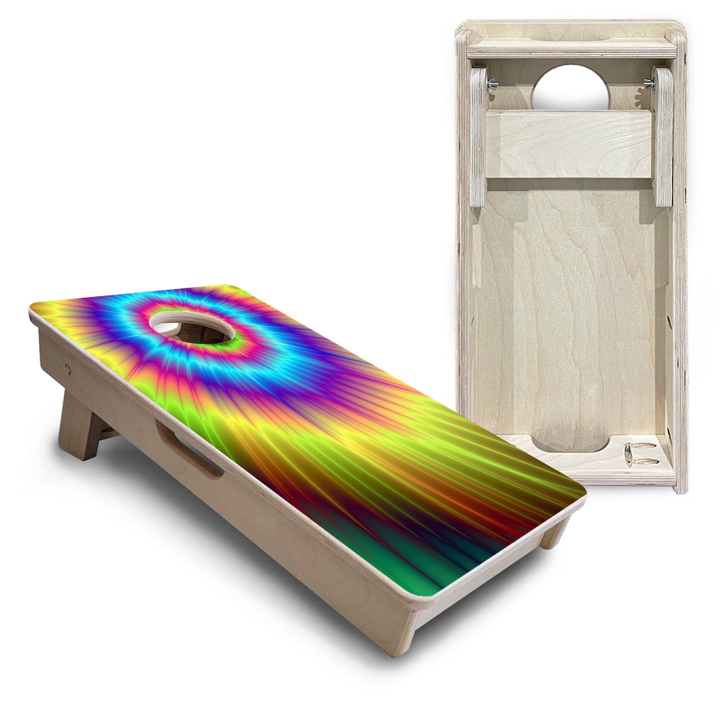 Mini Cornhole Boards - Tie Dye