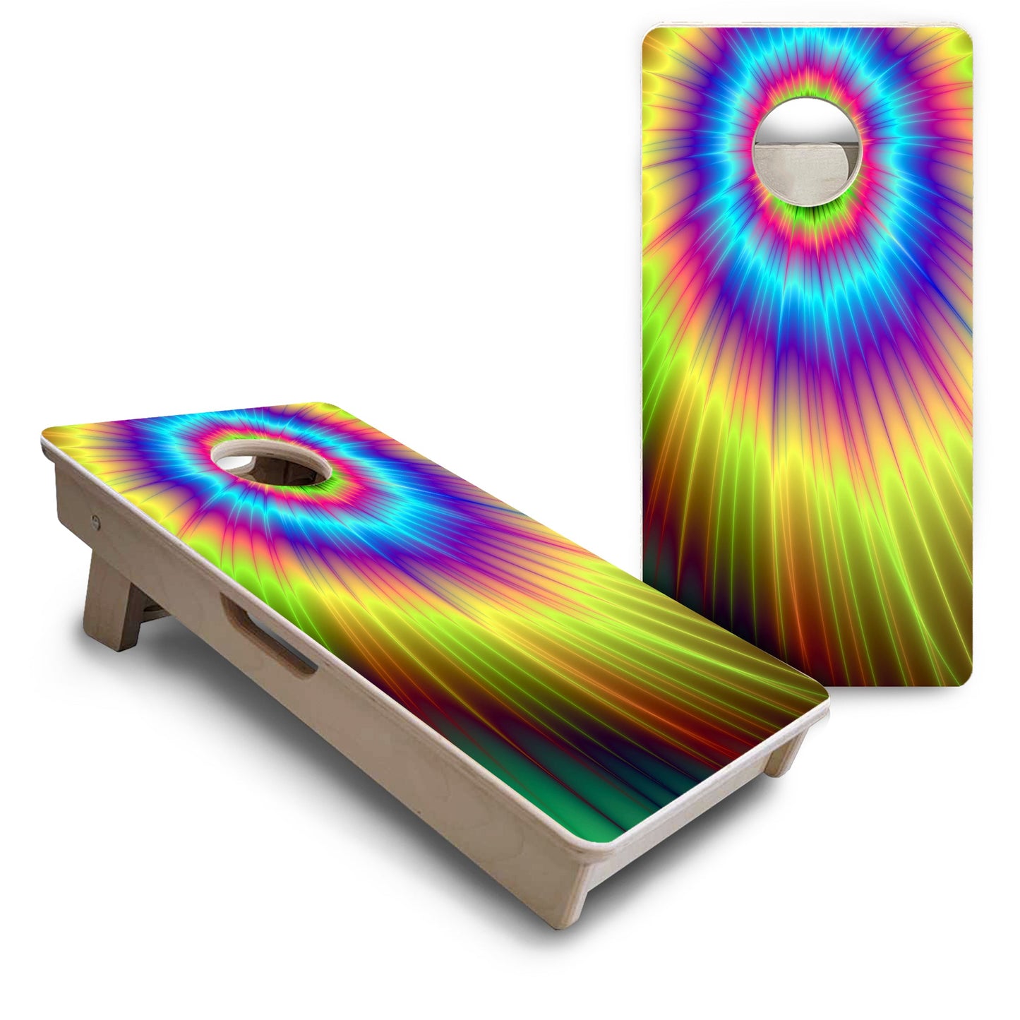 Mini Cornhole Boards - Tie Dye