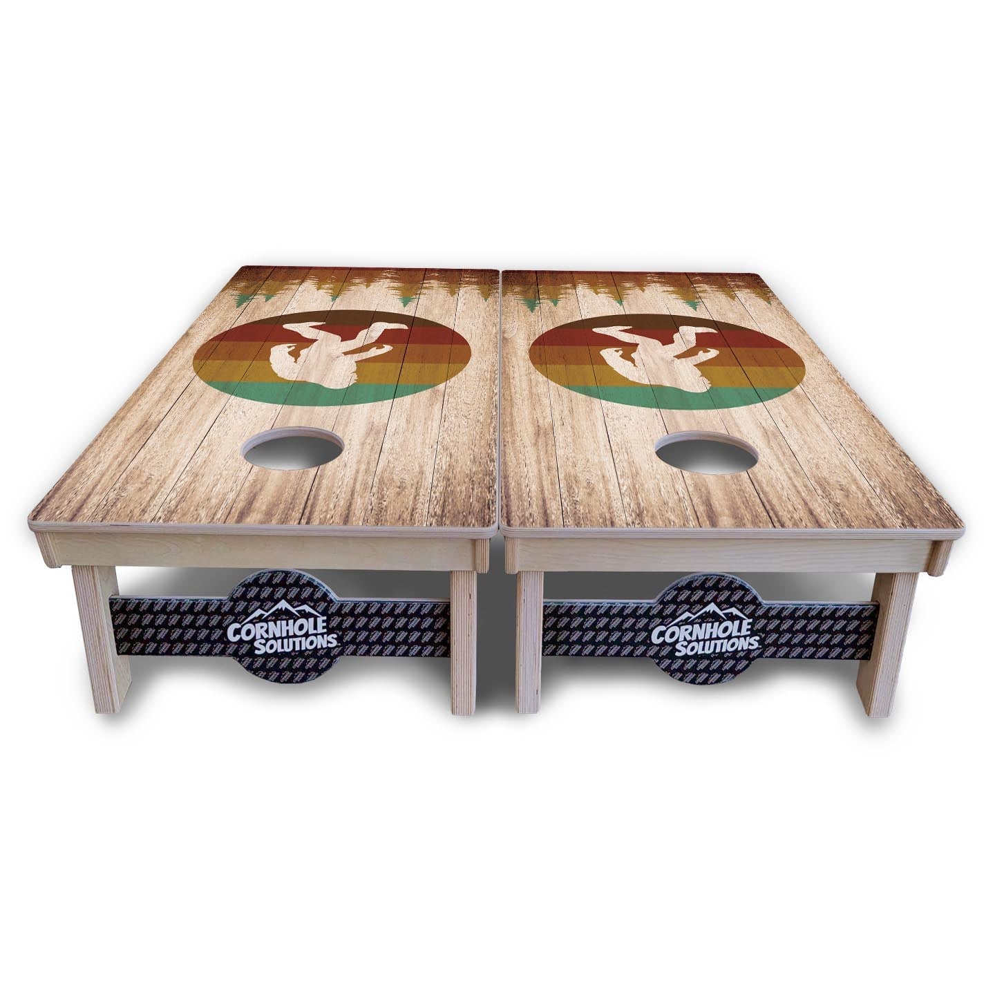 Bigfoot Circle Cornhole Boards - Professional Tournament Series