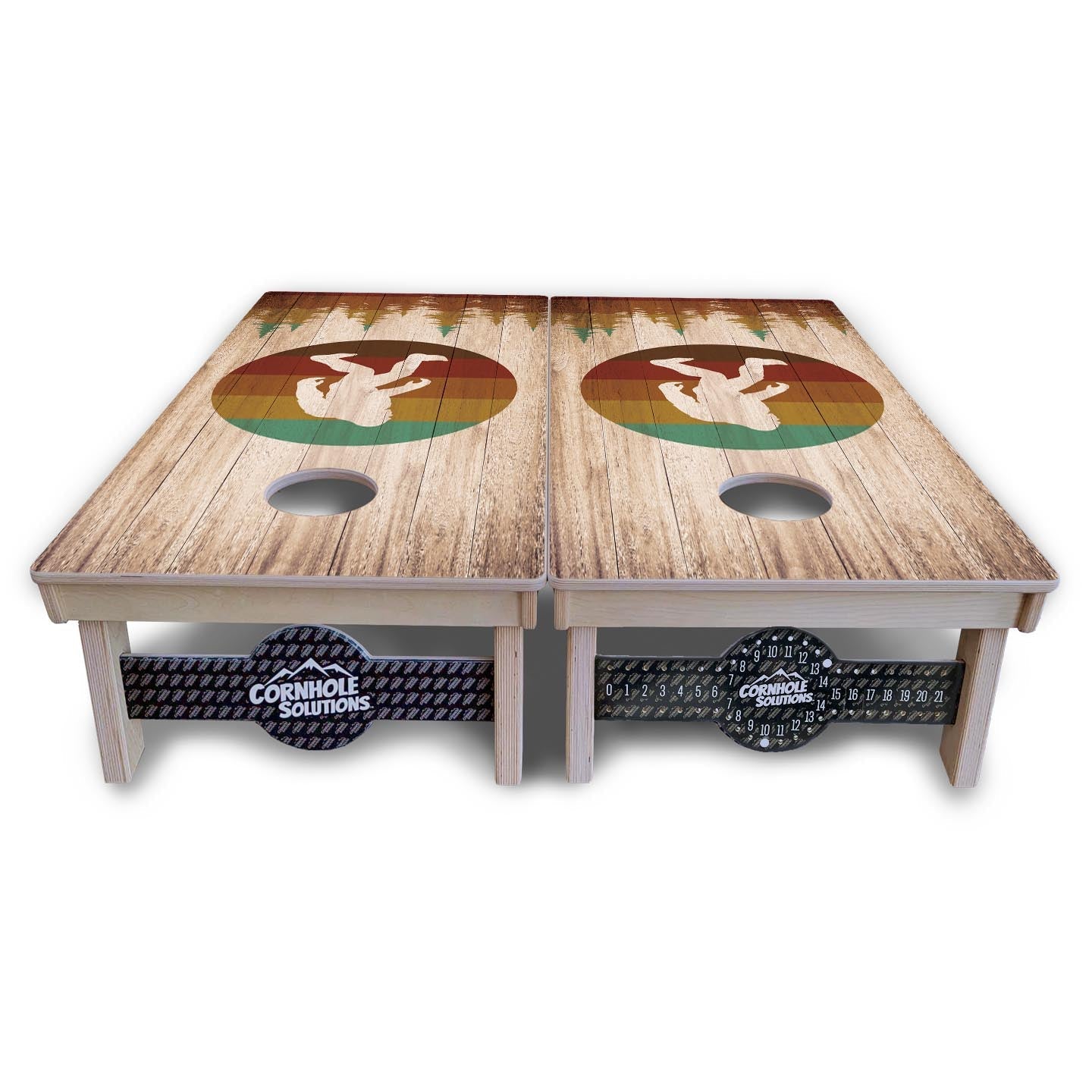 Bigfoot Circle Cornhole Boards - Professional Tournament Series