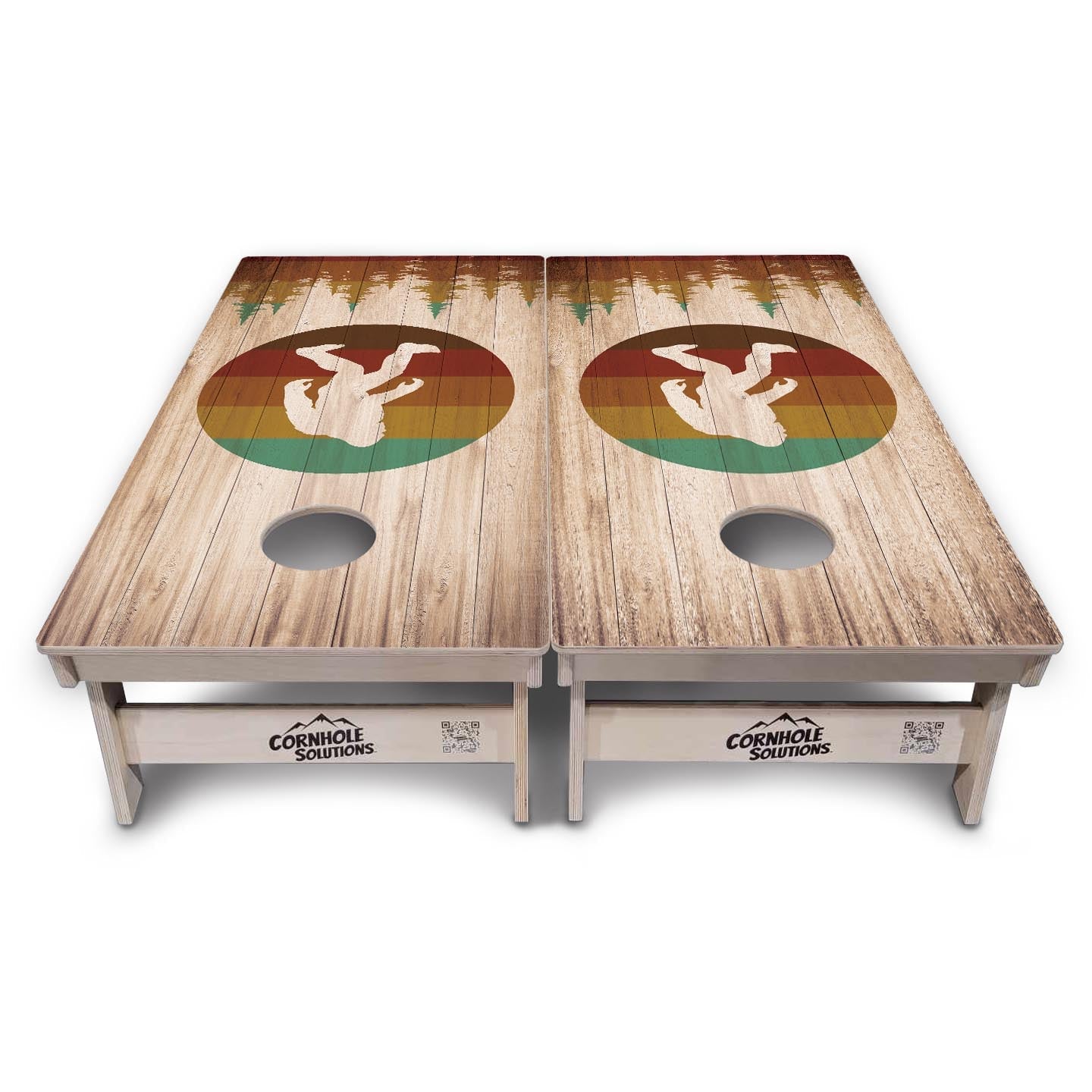 Bigfoot Circle Cornhole Boards - Professional Tournament Series