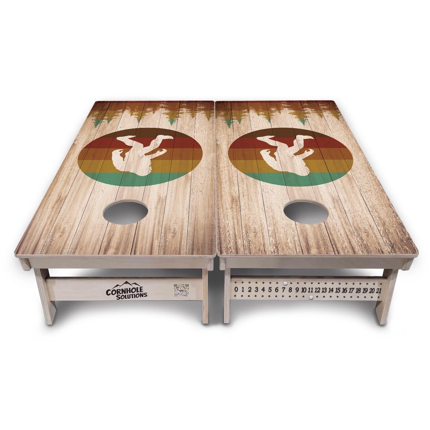 Bigfoot Circle Cornhole Boards - Professional Tournament Series