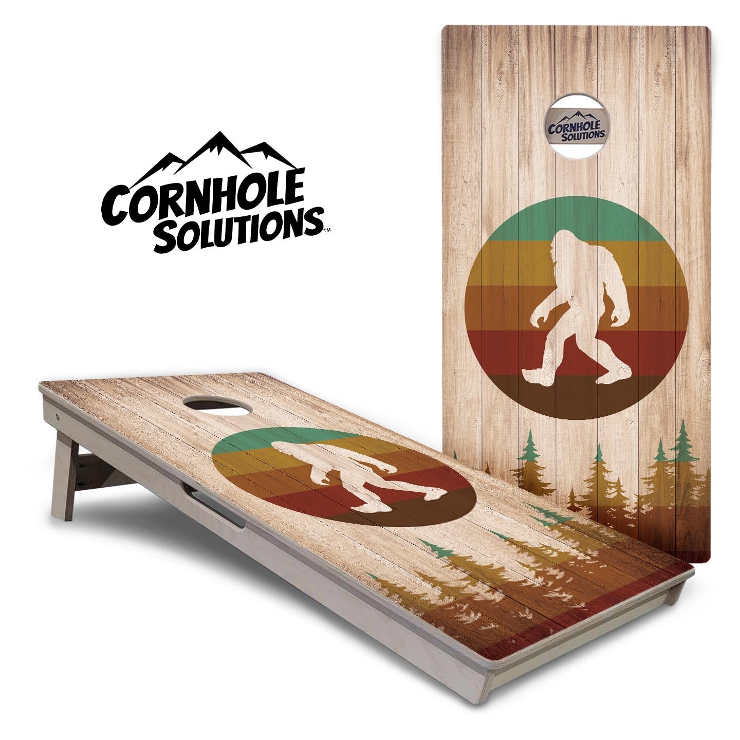Bigfoot Circle Cornhole Boards - Professional Tournament Series