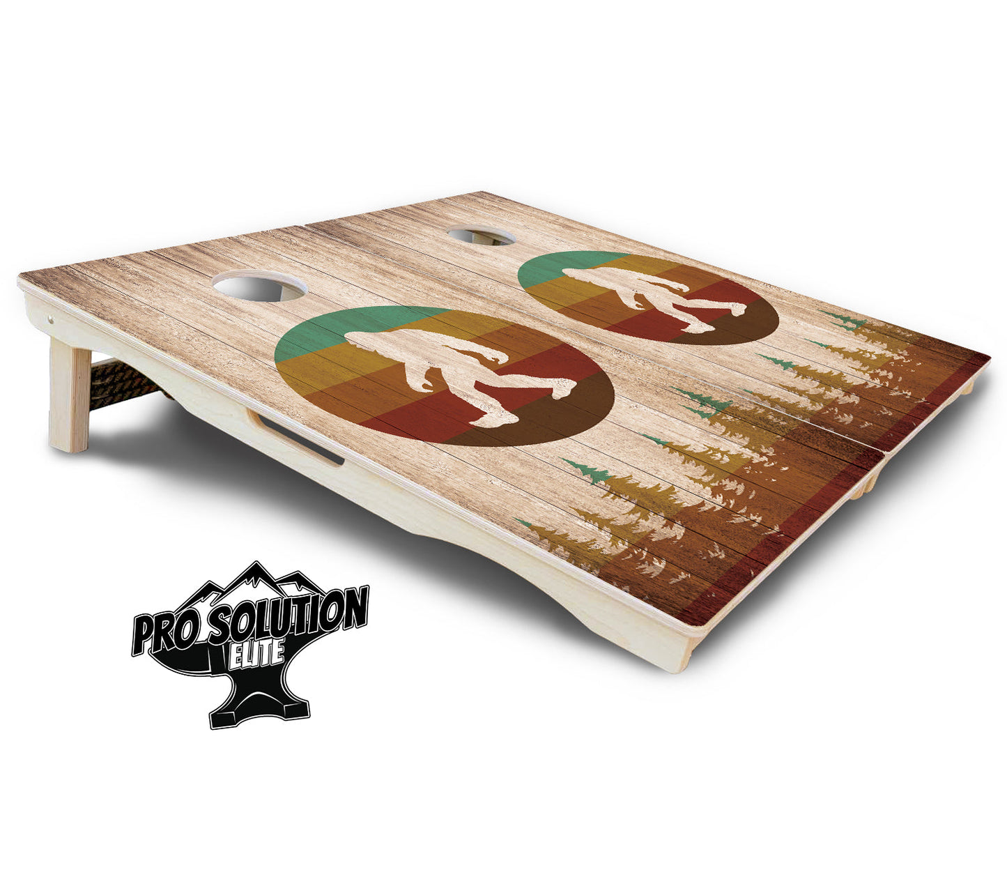 Bigfoot Circle Cornhole Boards - Pro Solution Elite Series