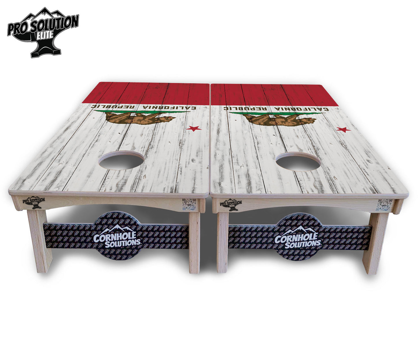 California Flag Cornhole Boards - Pro Solution Elite Series