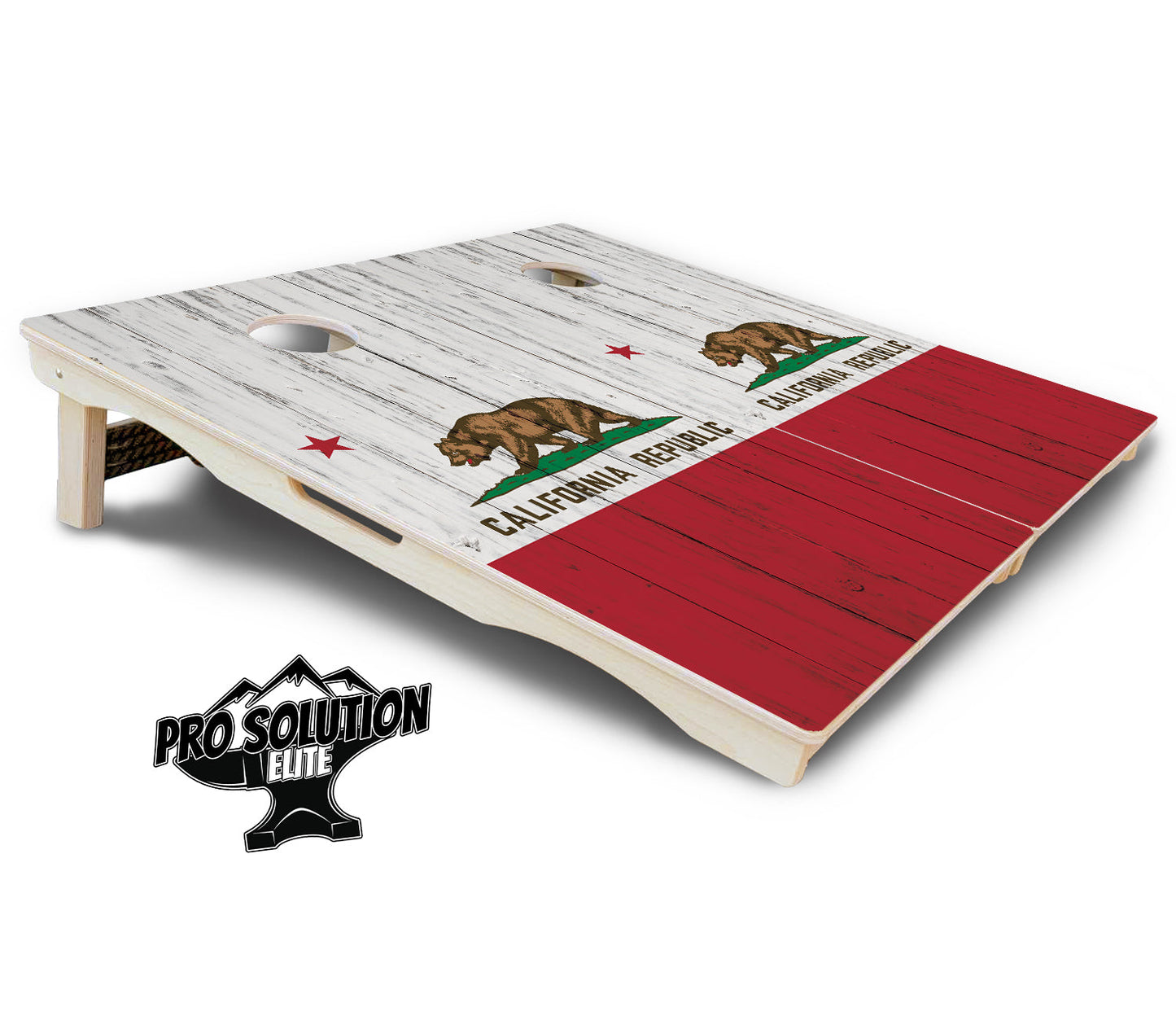 California Flag Cornhole Boards - Pro Solution Elite Series