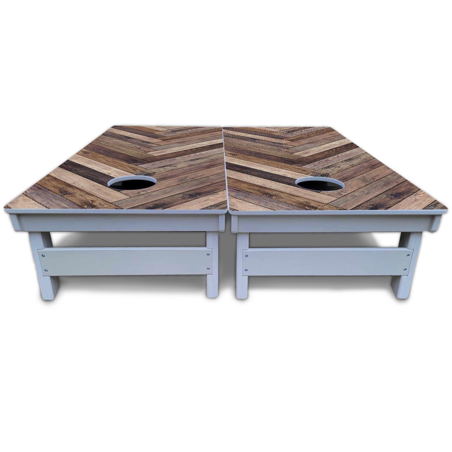 Herringbone Cornhole Boards - All Weather Series