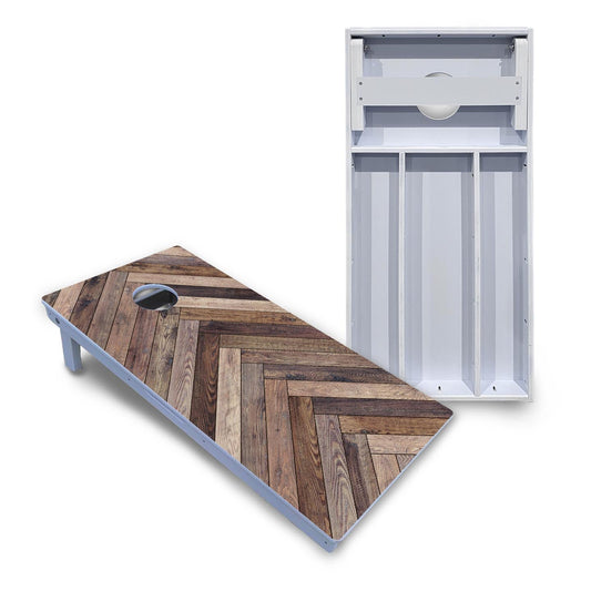 Herringbone Cornhole Boards - All Weather Series