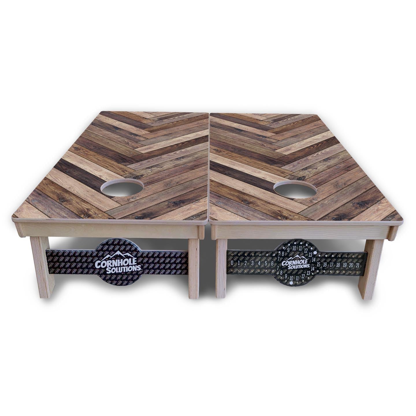 Herringbone Cornhole Boards - Professional Tournament Series - Free Shipping!