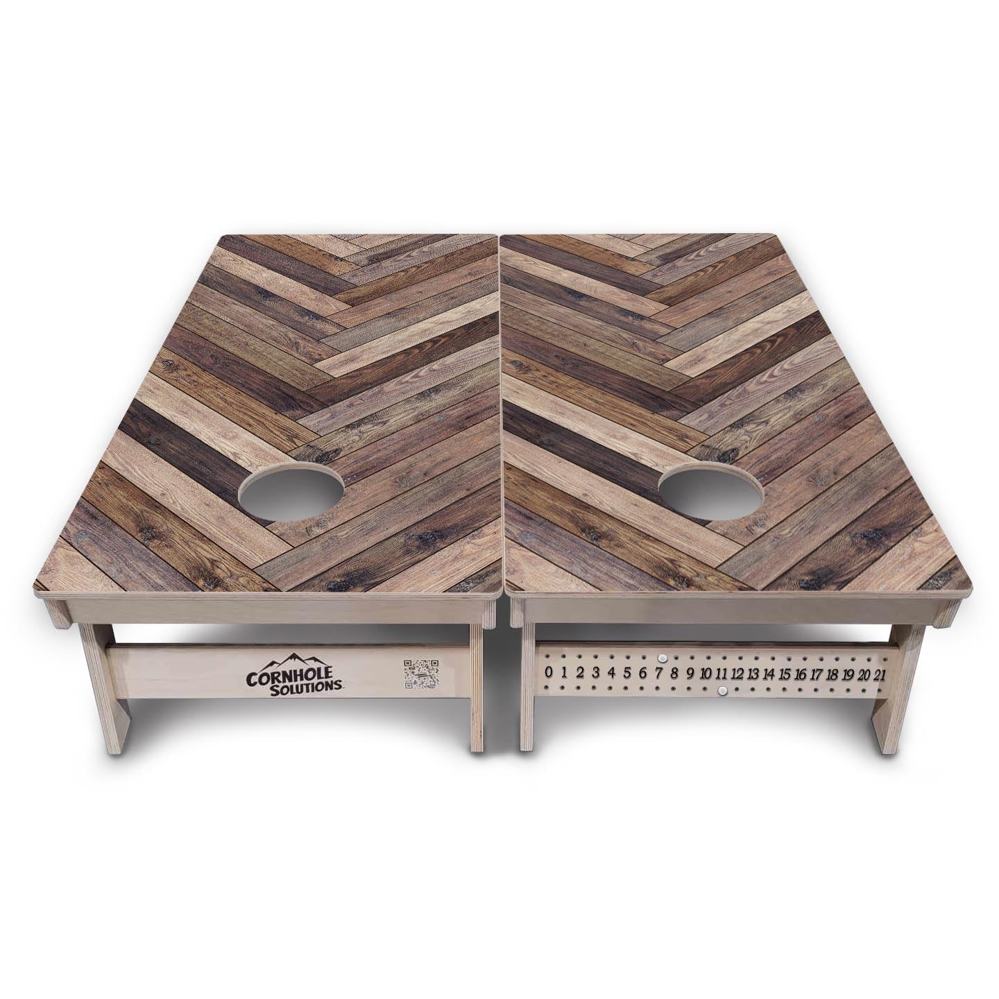Herringbone Cornhole Boards - Professional Tournament Series - Free Shipping!