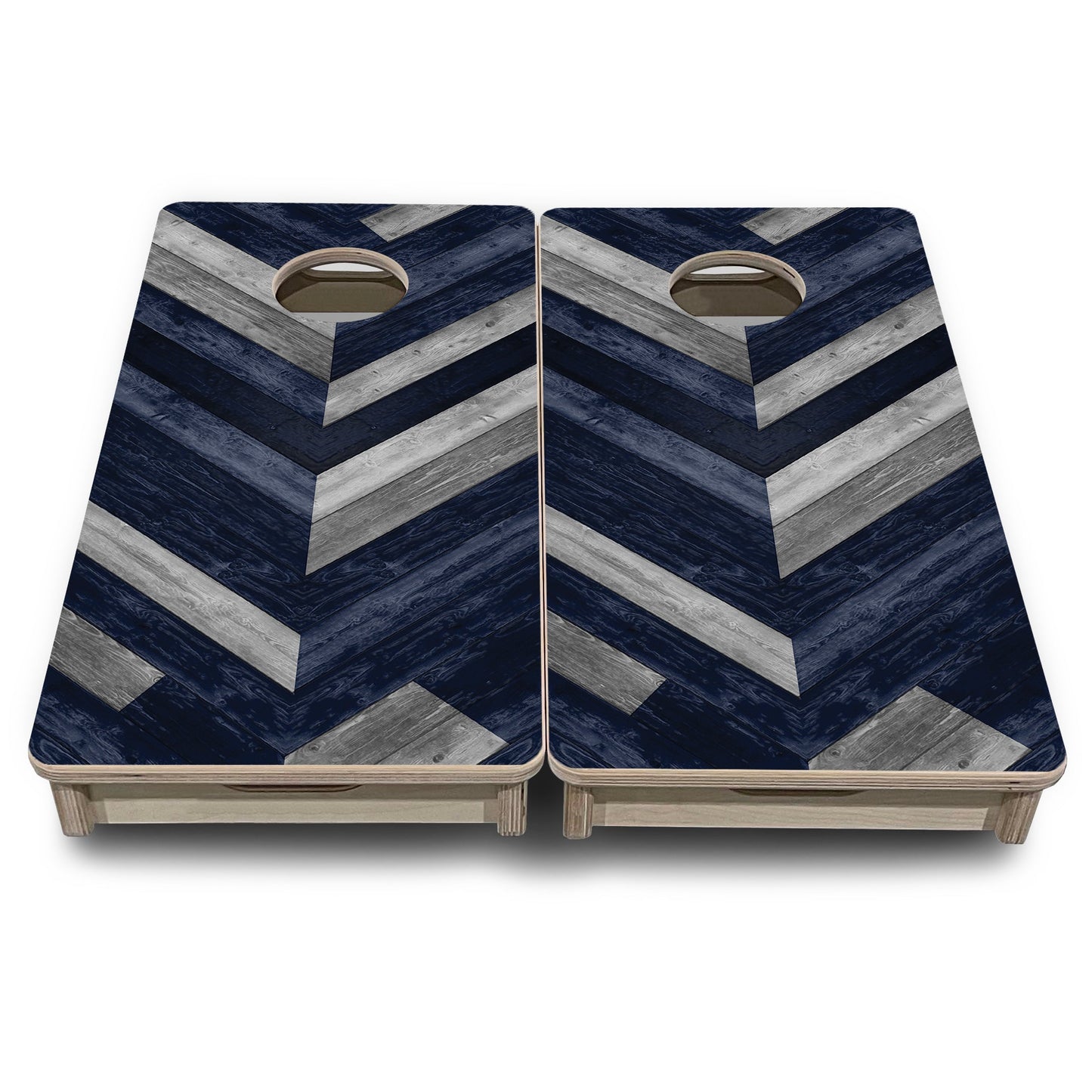 Mini Cornhole Boards - Herringbone Designs
