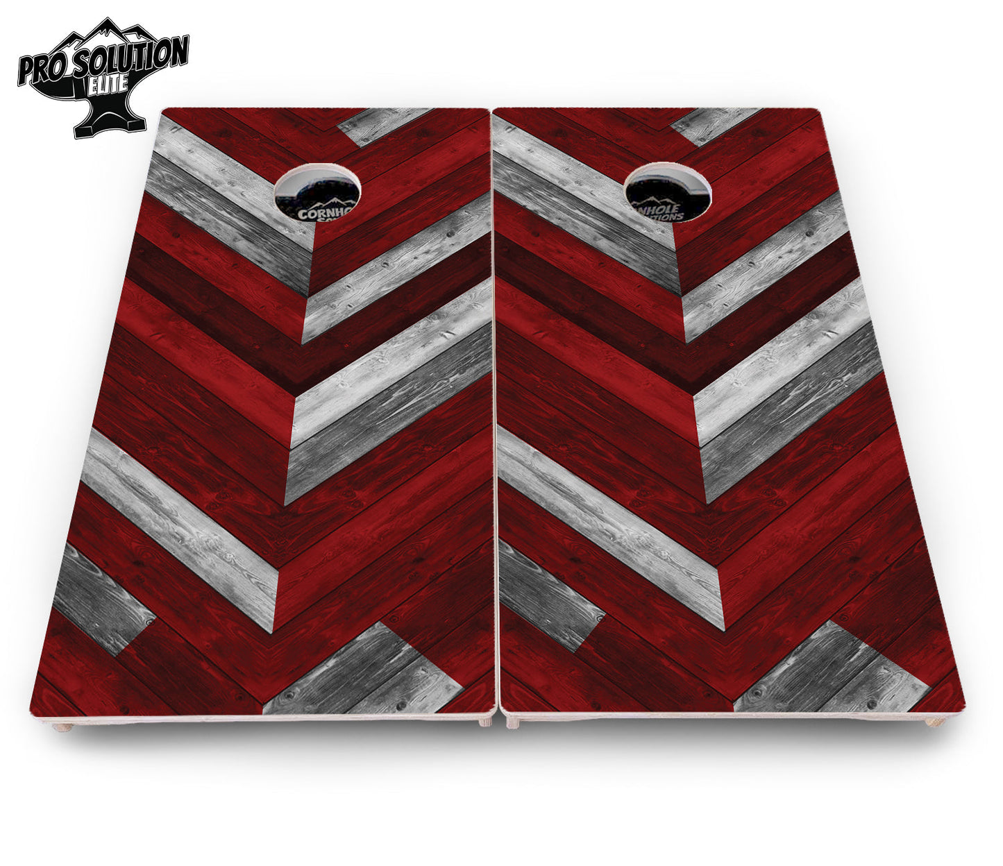 Herringbone Cornhole Boards - Pro Solution Elite Series