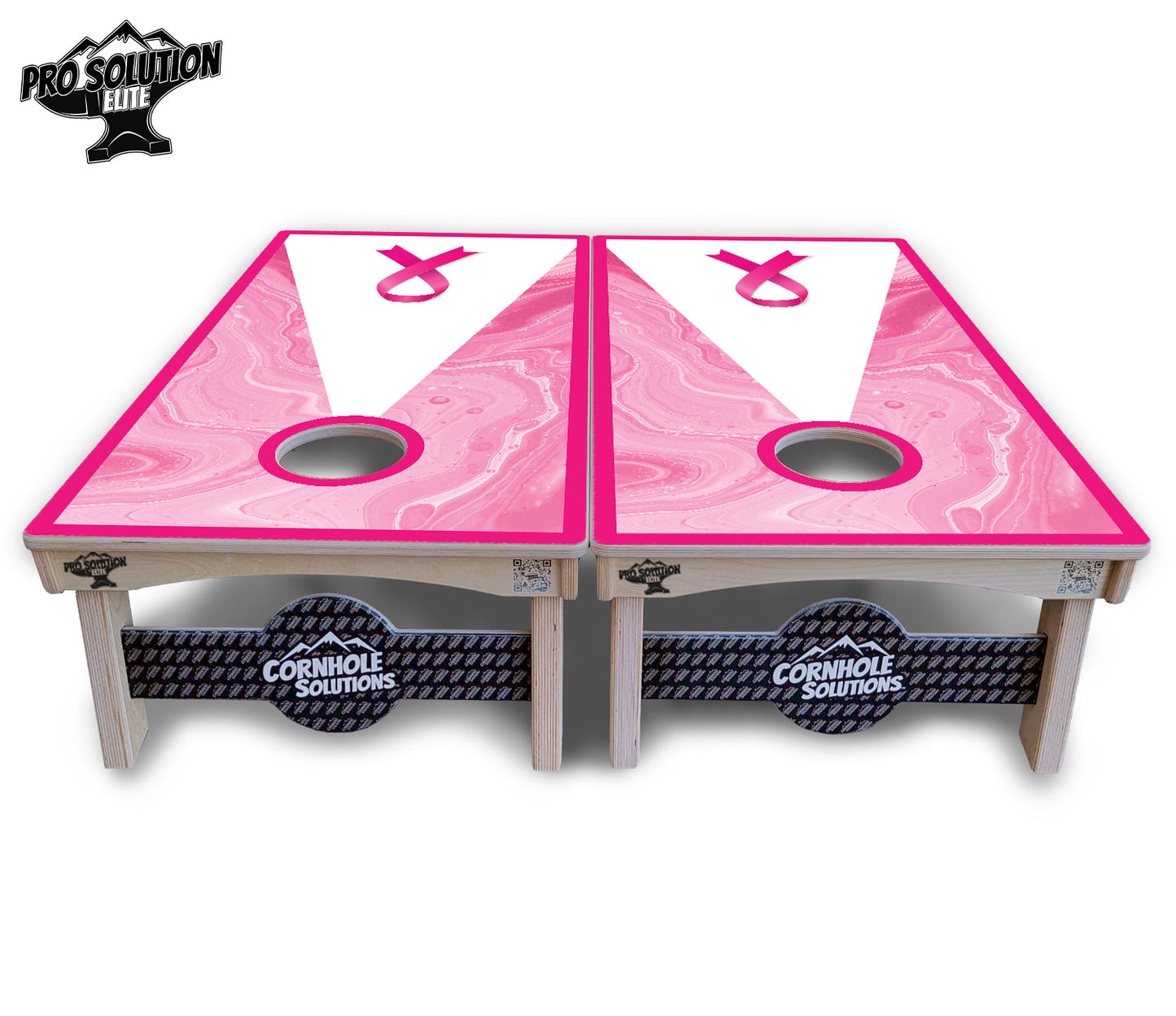 Cancer Awareness Cornhole Boards - Pro Solution Elite Series