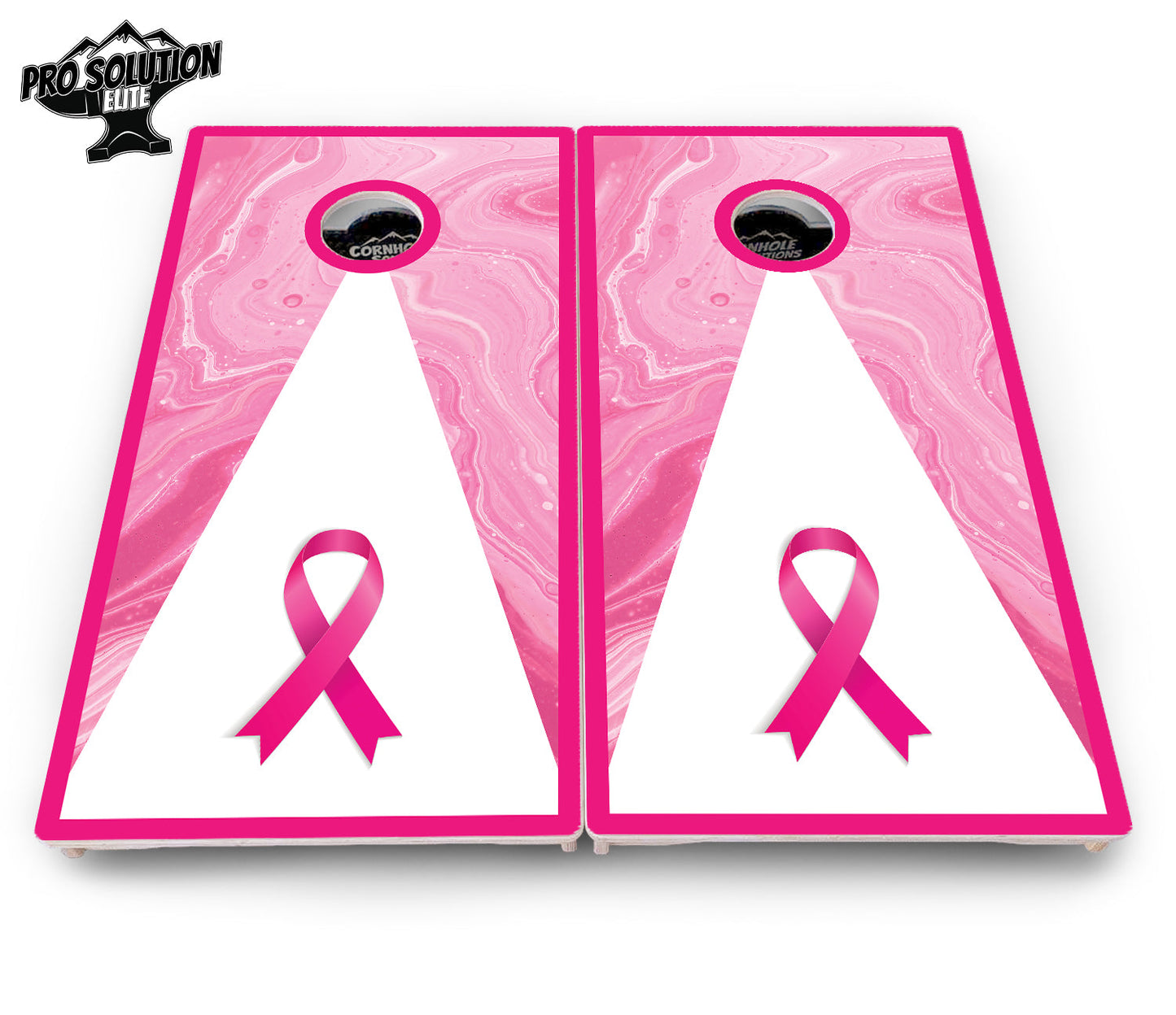 Cancer Awareness Cornhole Boards - Pro Solution Elite Series