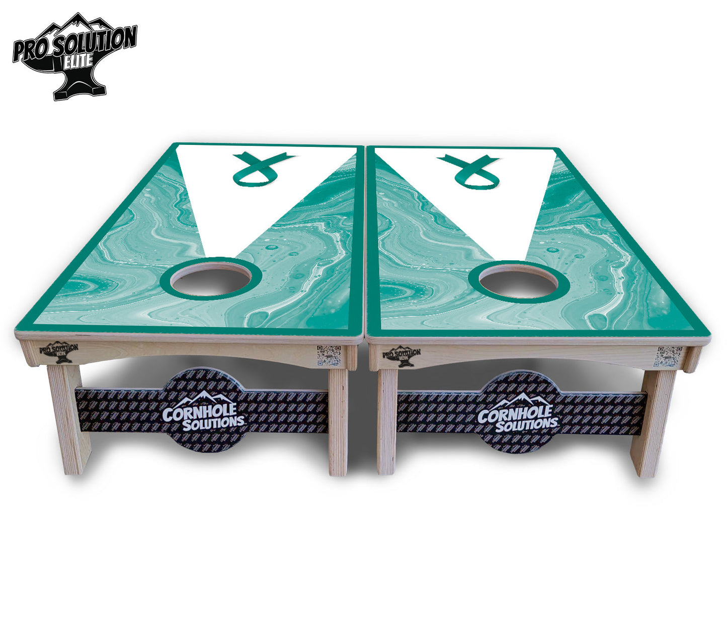 Cancer Awareness Cornhole Boards - Pro Solution Elite Series