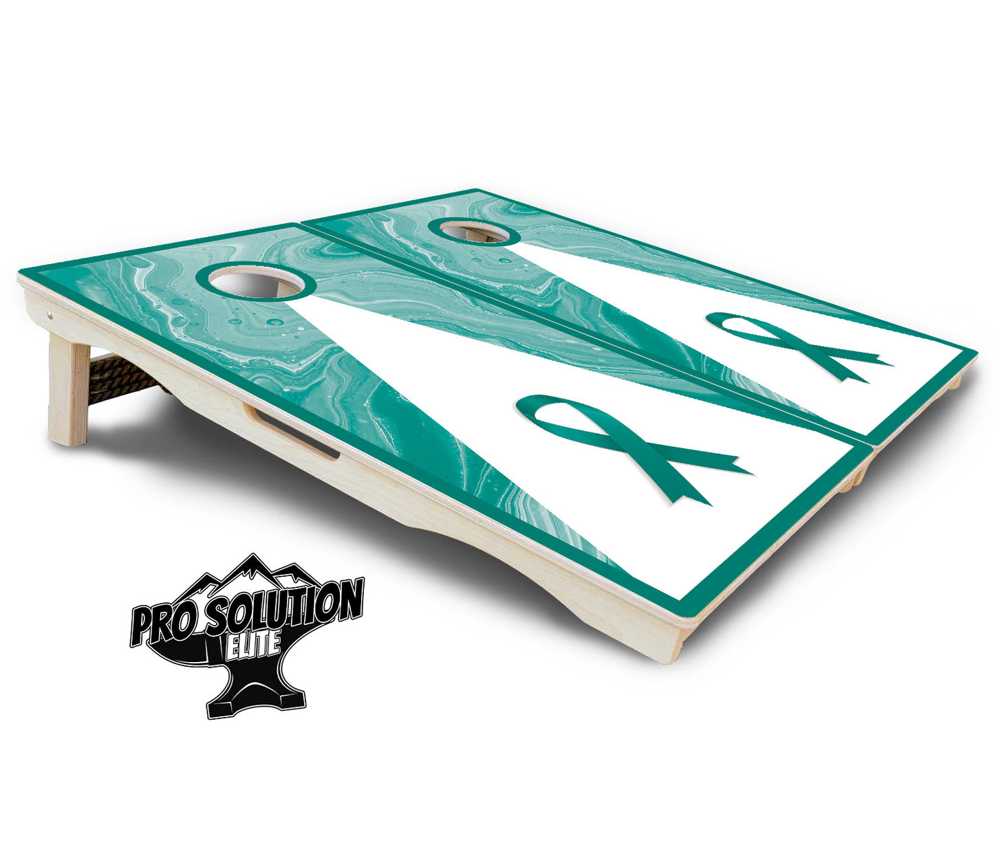 Cancer Awareness Cornhole Boards - Pro Solution Elite Series