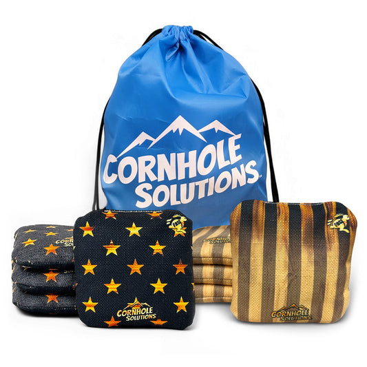 Stripes Flag Rec Cornhole Bags – Set of 8