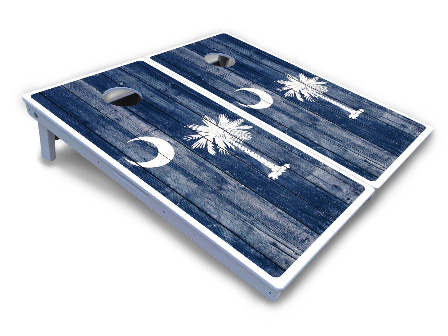 South Carolina Flag Cornhole Boards - All Weather Series